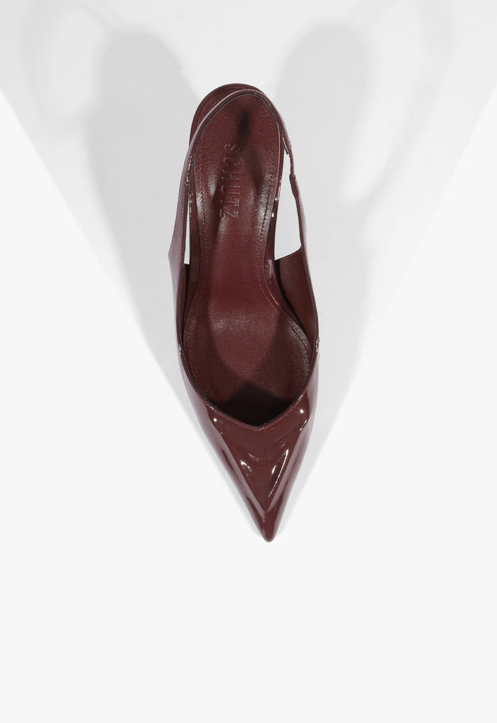 Scarlet Patent Pump - Schutz Shoes