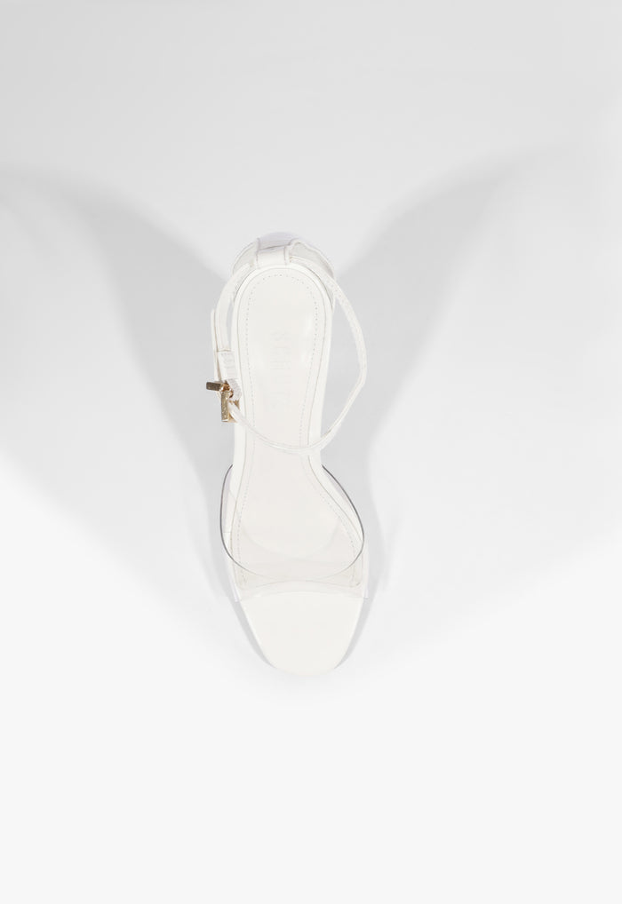 Scarlett Block Vinyl Patent Sandal - Schutz Shoes