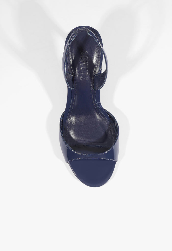 Scarlett Sling Mid Patent Sandal - Schutz Shoes