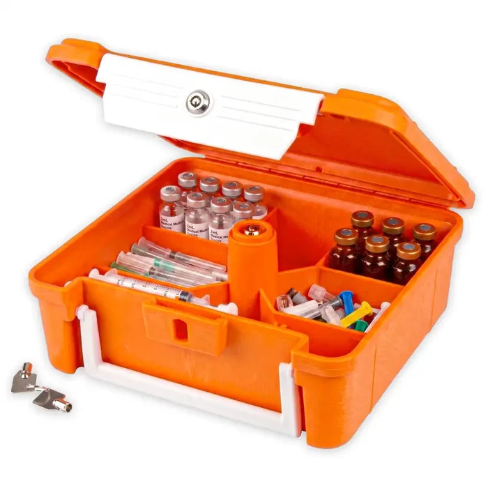ScriptSafe® 6527MD Secure Divided Core Medical Case w/Lock-Down Feature