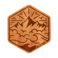 Sea to Sky Wood Sticker
