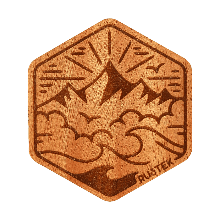 Sea to Sky Wood Sticker
