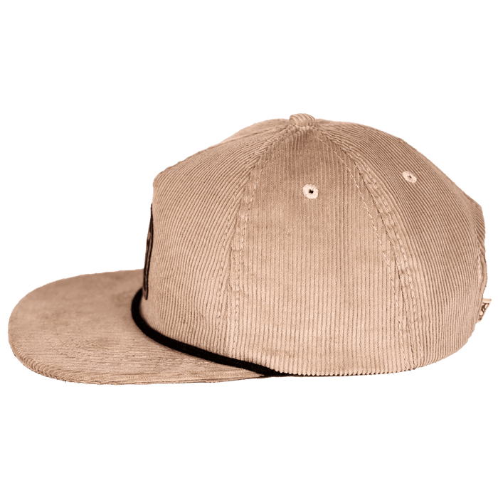 Seaside Hemp Corduroy Strapback | Beige