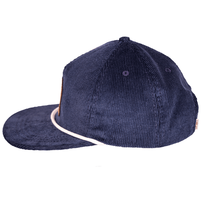 Seaside Hemp Corduroy Strapback | Blue