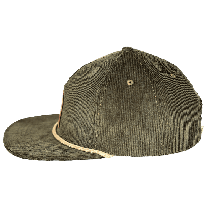 Seaside Hemp Corduroy Strapback | Green