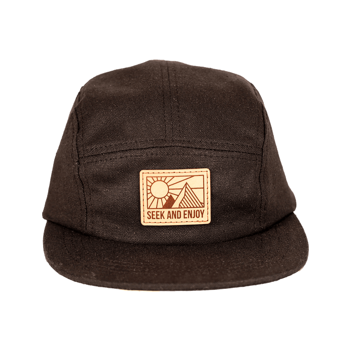 Seek and Enjoy Hemp Camp Cap | Black