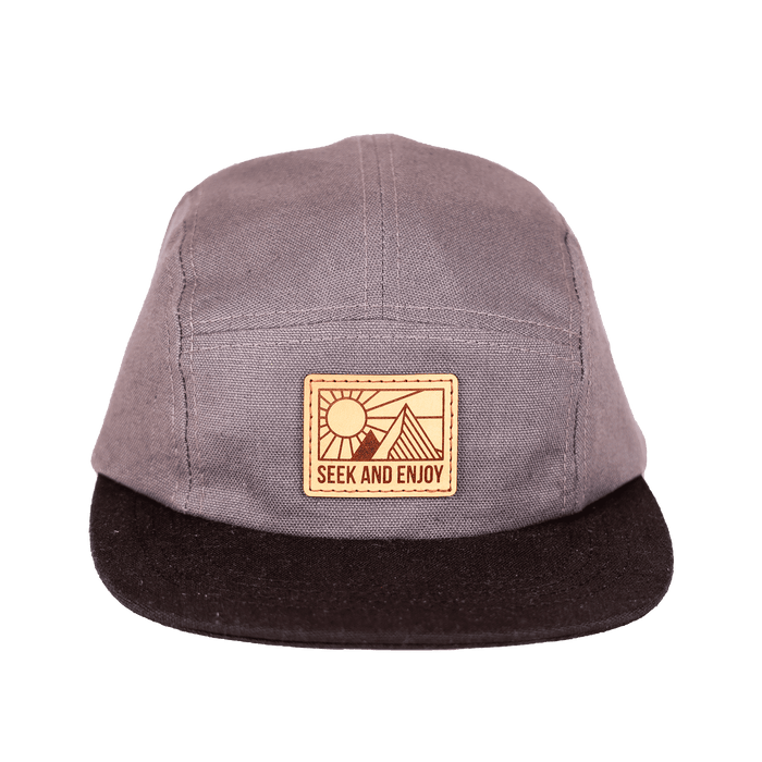 Seek and Enjoy Hemp Camp Cap | Gray