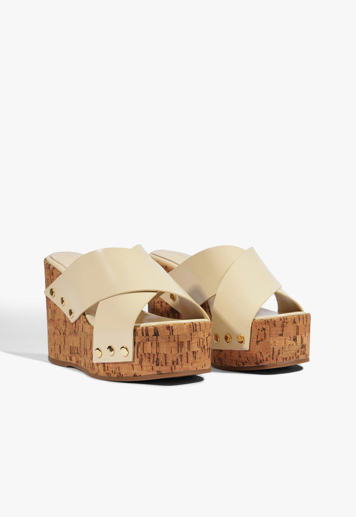 Serena Leather Wedge Sandal - Schutz Shoes