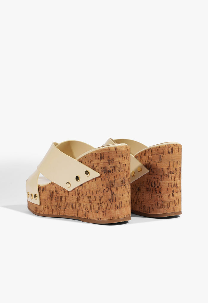 Serena Leather Wedge Sandal - Schutz Shoes