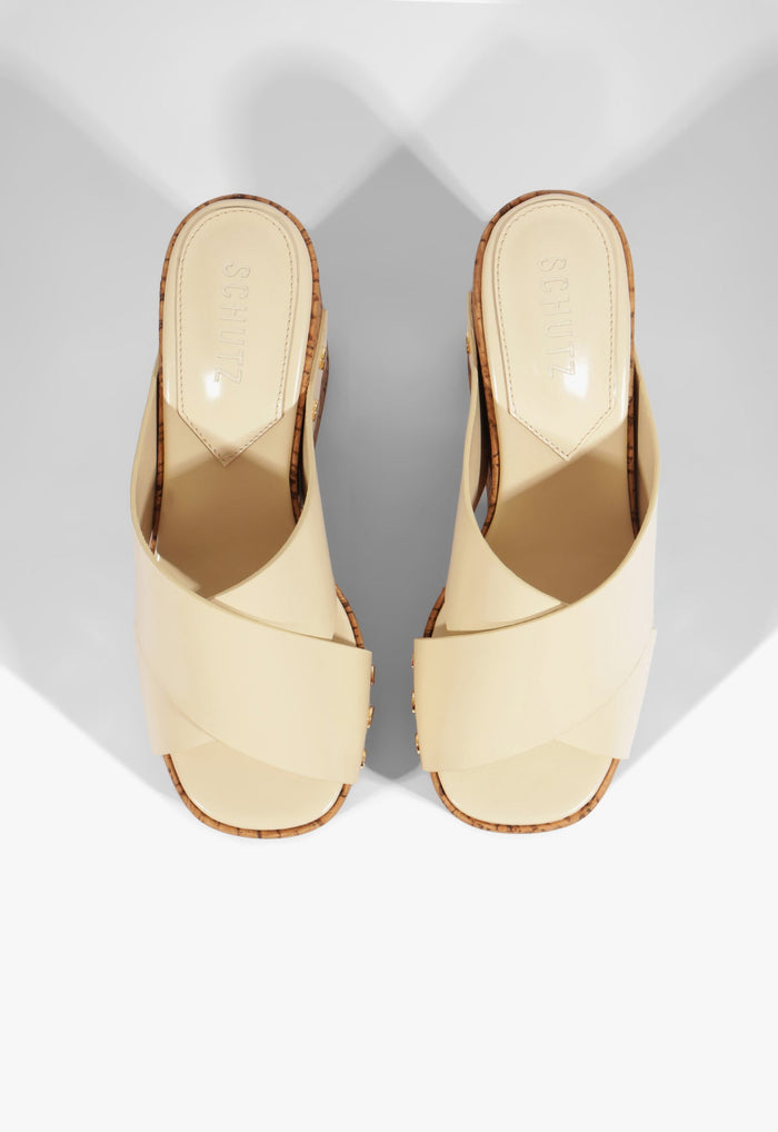 Serena Leather Wedge Sandal - Schutz Shoes