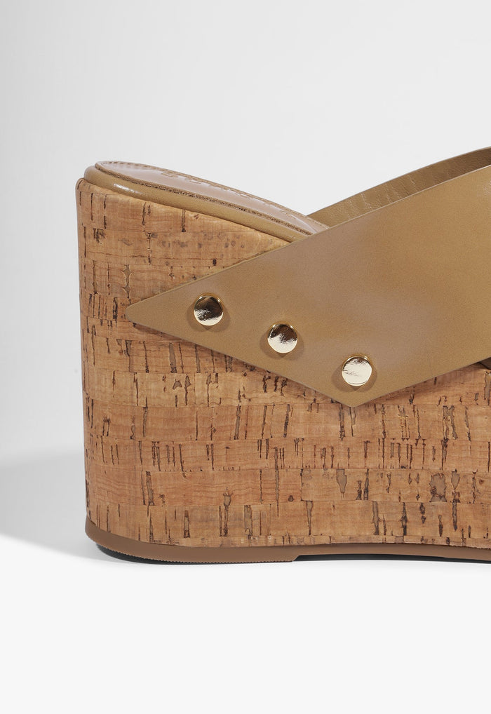 Serena Leather Wedge Sandal - Schutz Shoes