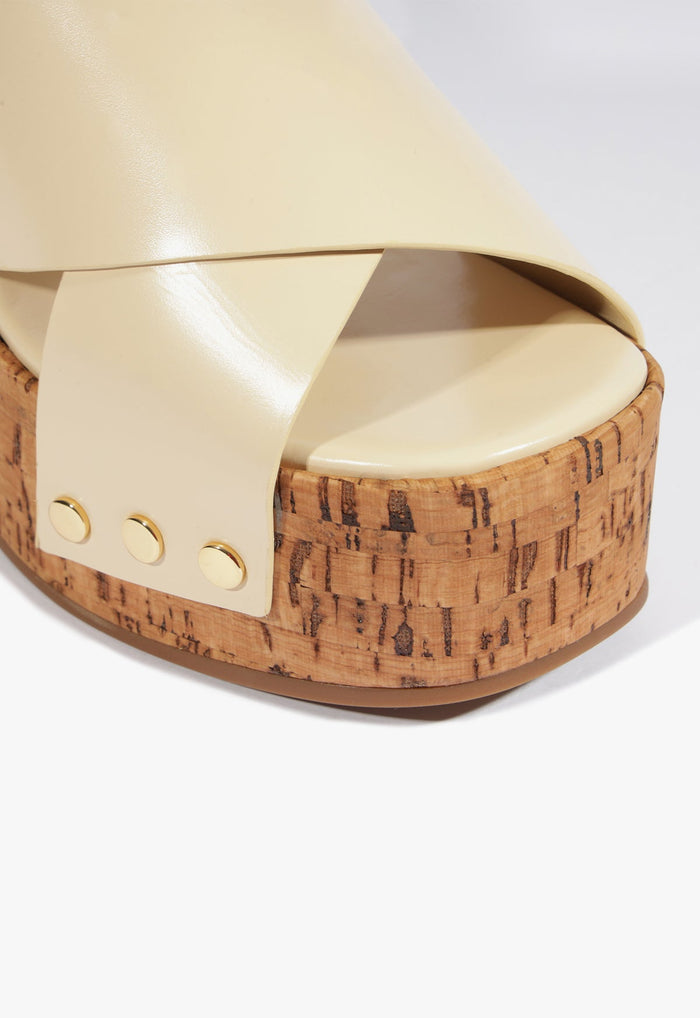 Serena Leather Wedge Sandal - Schutz Shoes