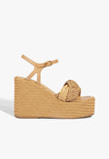 Serena Woven Sandal 5 Light Wood Leather - Schutz Shoes