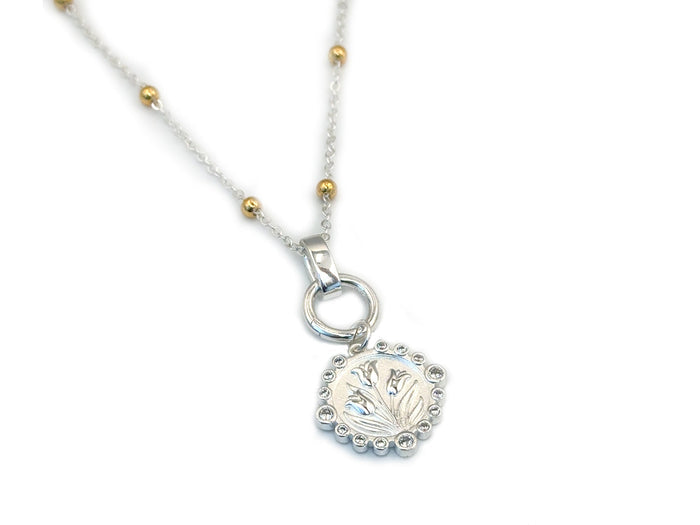 Set 10: Mixed Metal Satellite Tulip Pendant | LINK, design your own