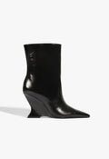 Siena Bootie Leather Bootie 5 Black Leather - Schutz Shoes