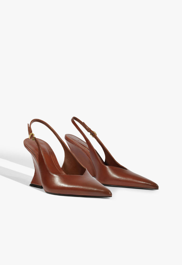Siena Buckle Leather Pump - Schutz Shoes