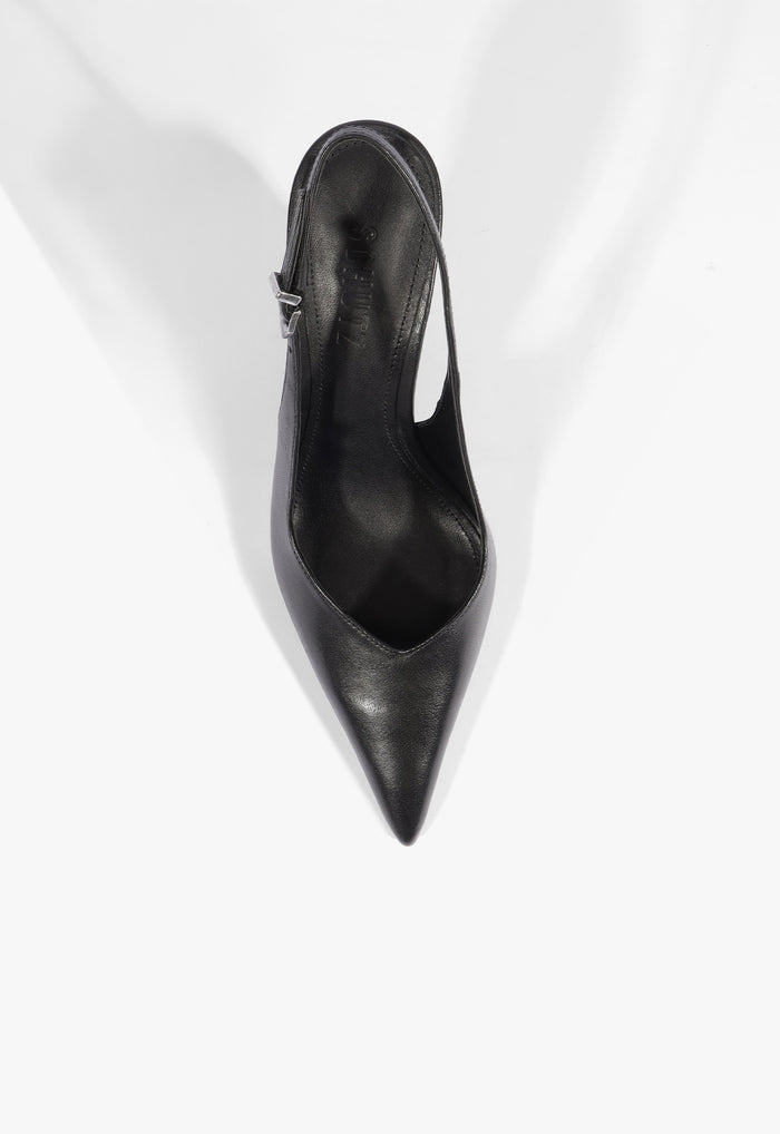 Siena Buckle Leather Pump - Schutz Shoes