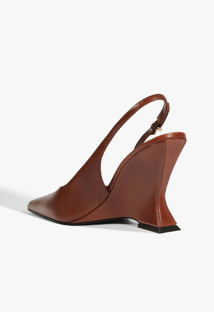 Siena Buckle Leather Pump - Schutz Shoes