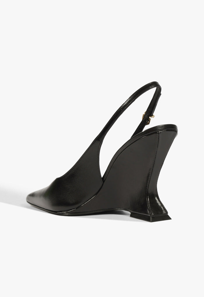 Siena Buckle Leather Pump - Schutz Shoes