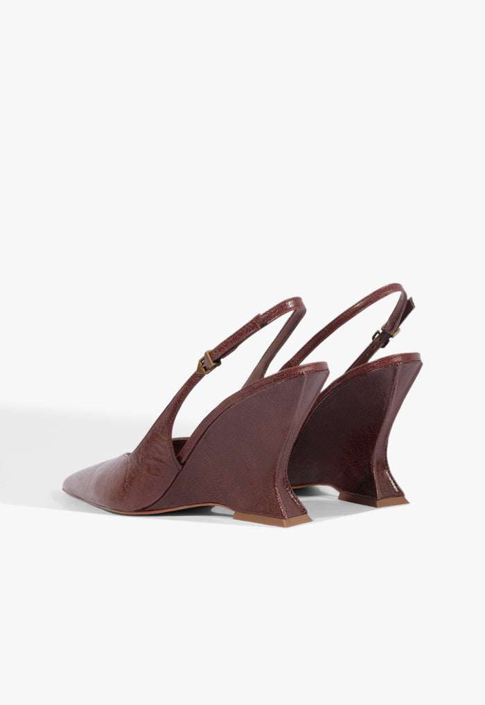 Siena Buckle Leather Pump - Schutz Shoes