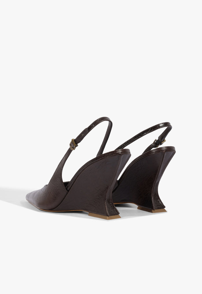 Siena Buckle Leather Pump - Schutz Shoes
