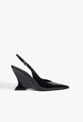 Siena Buckle Patent Leather Pump 5 Black Patent - Schutz Shoes