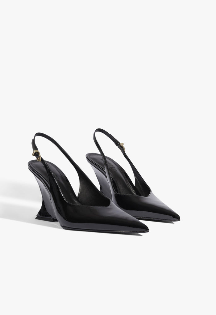 Siena Buckle Patent Leather Pump - Schutz Shoes