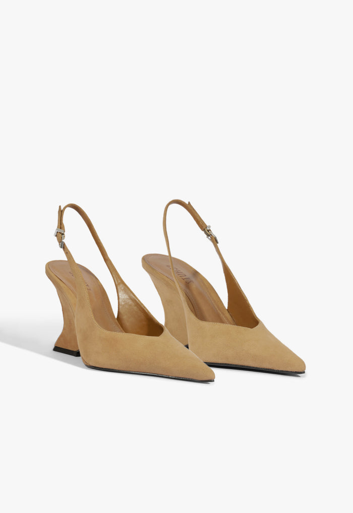 Siena Buckle Suede Pump - Schutz Shoes