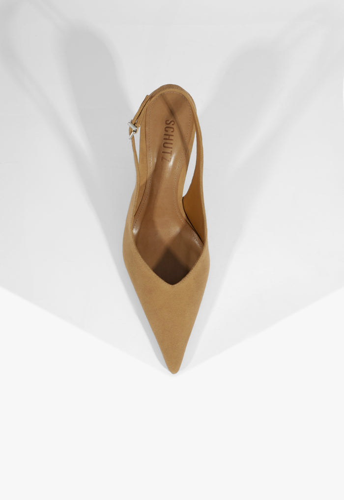 Siena Buckle Suede Pump - Schutz Shoes