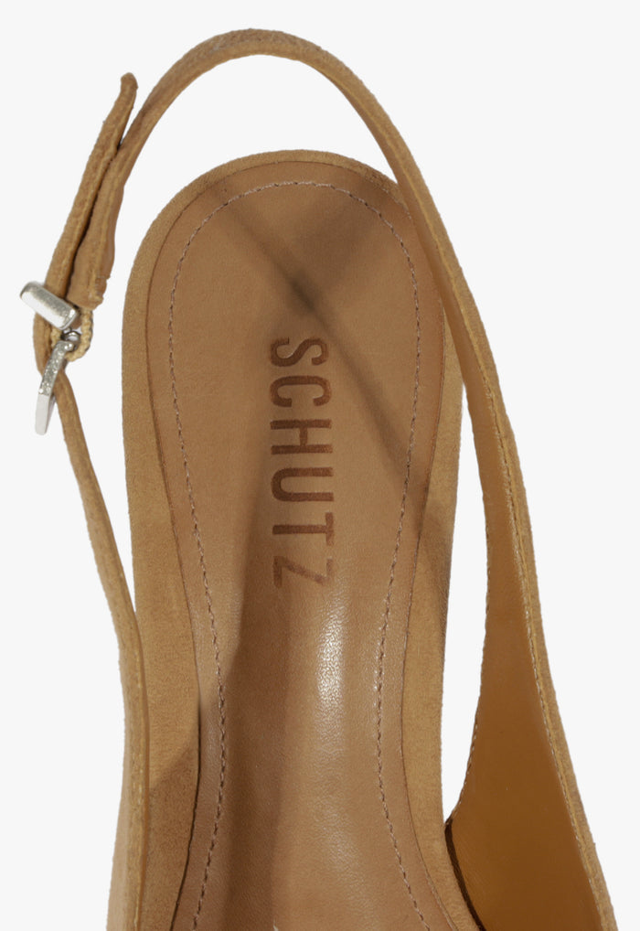 Siena Buckle Suede Pump - Schutz Shoes