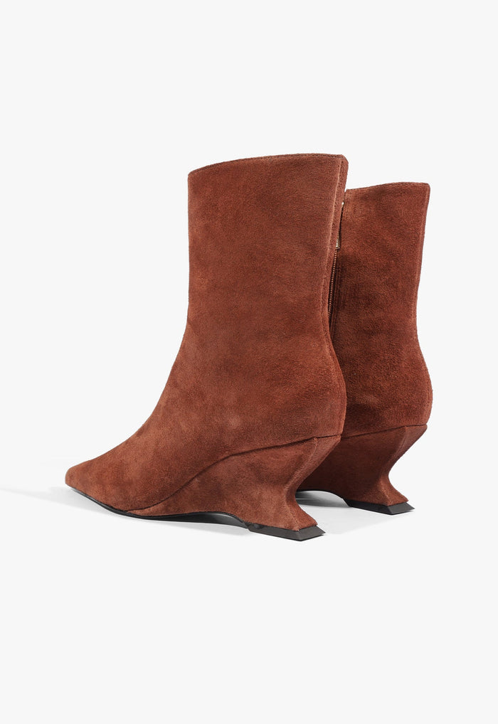 Siena Mid Bootie Suede Bootie - Schutz Shoes