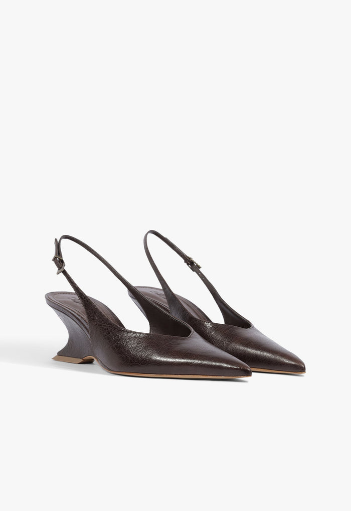 Siena Mid Buckle Leather Pump - Schutz Shoes