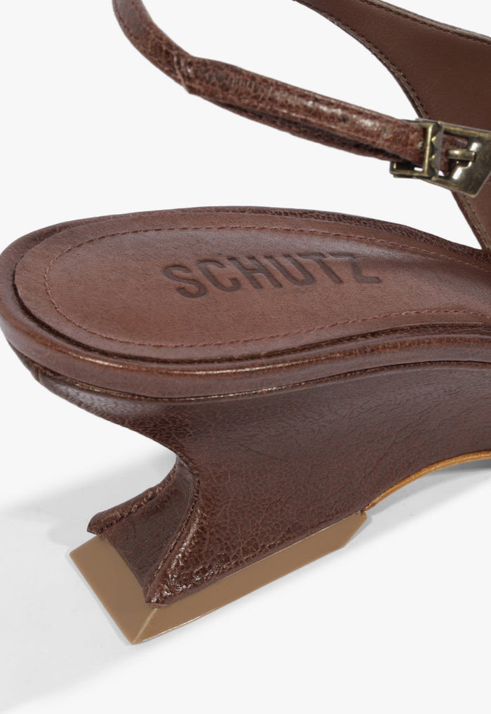 Siena Mid Buckle Leather Pump - Schutz Shoes