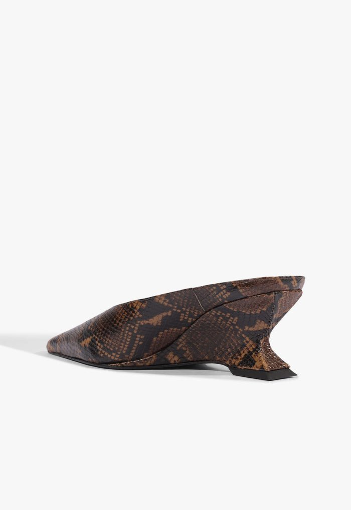 Siena Mid Mule Leather Pump - Schutz Shoes