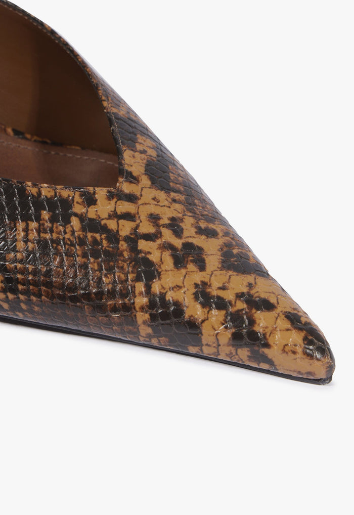 Siena Mid Mule Leather Pump - Schutz Shoes