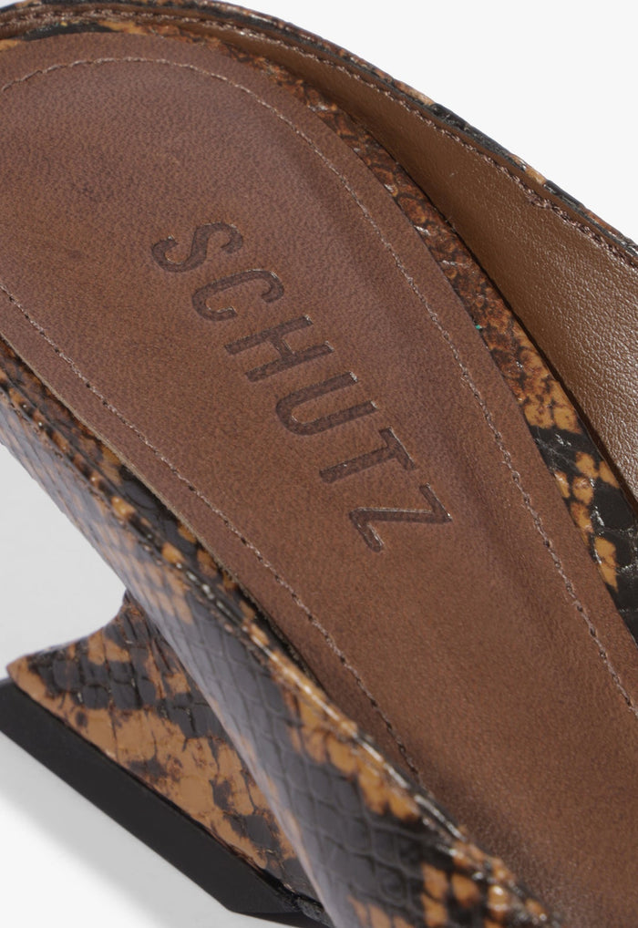 Siena Mid Mule Leather Pump - Schutz Shoes