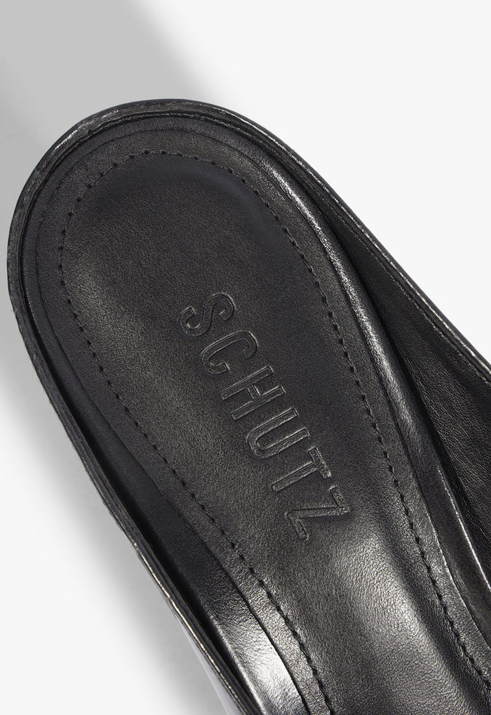 Siena Mid Mule Leather Pump - Schutz Shoes