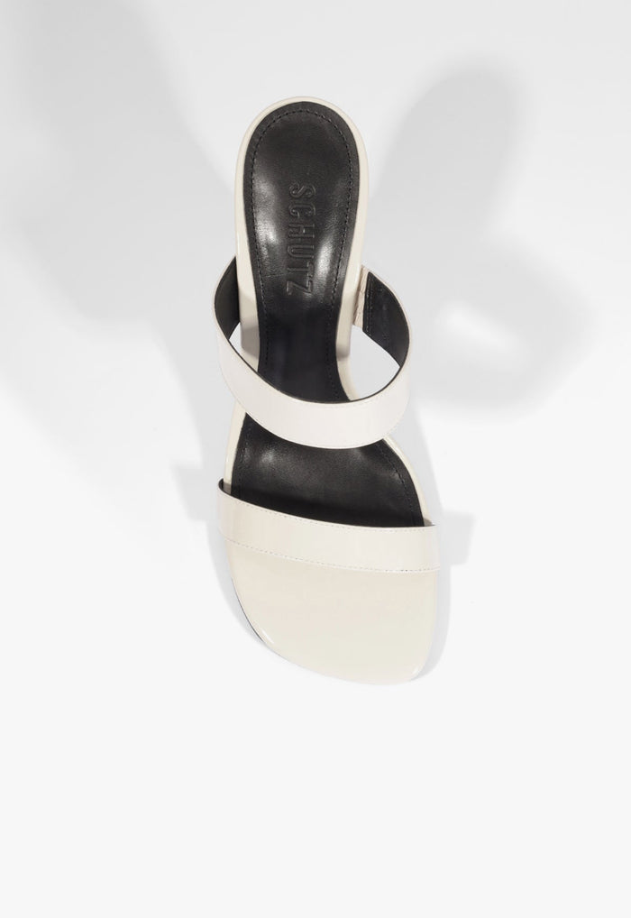 Siena Mule Patent Leather Sandal - Schutz Shoes