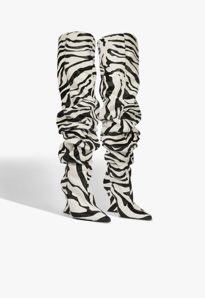 Siena Slouch Calf Hair Boot - Schutz Shoes