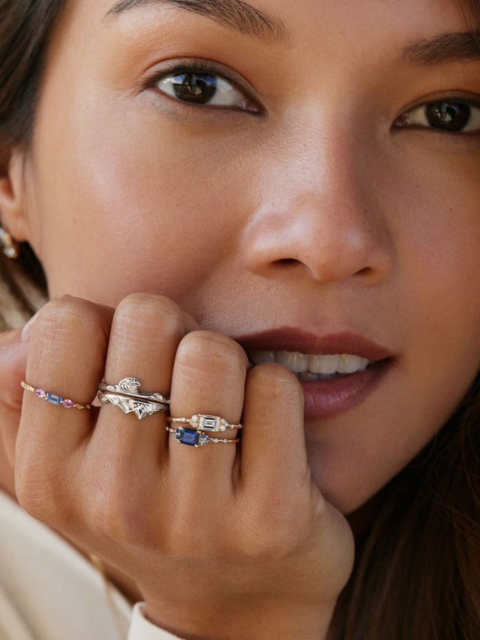 Silver Wave Ring