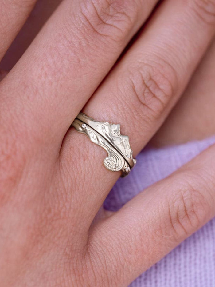 Silver Wave Ring