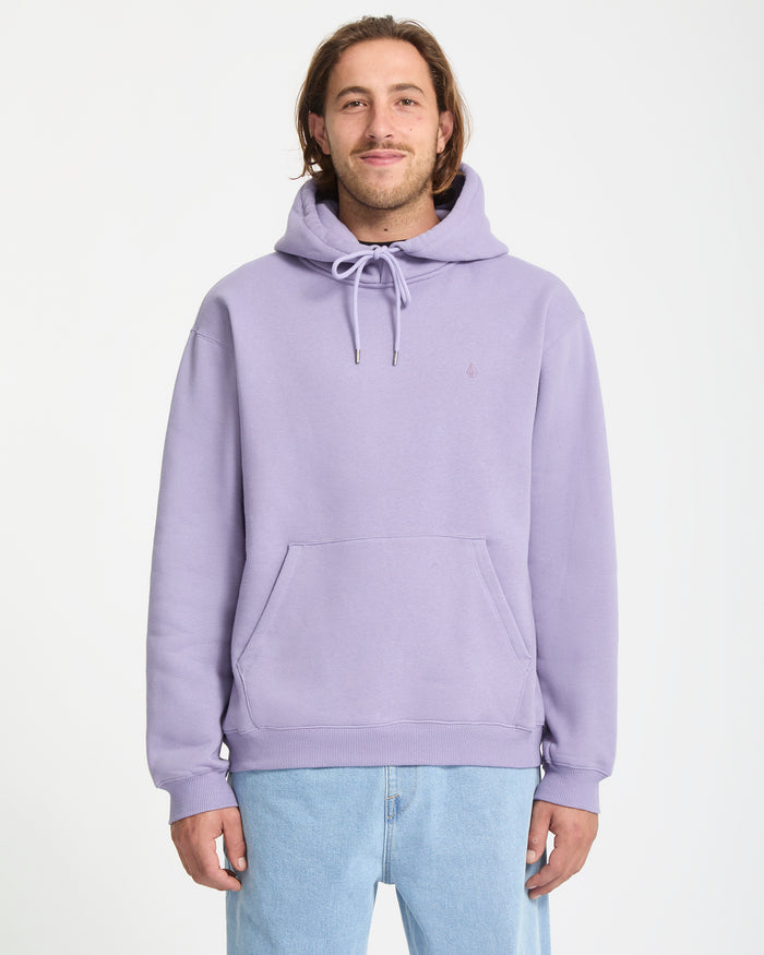 Single Stone Hoodie - Purple Ash