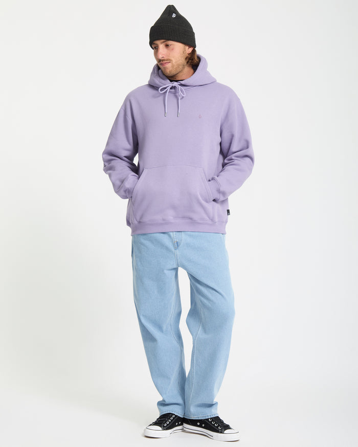 Single Stone Hoodie - Purple Ash