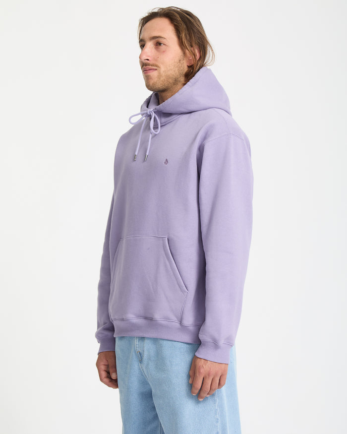 Single Stone Hoodie - Purple Ash