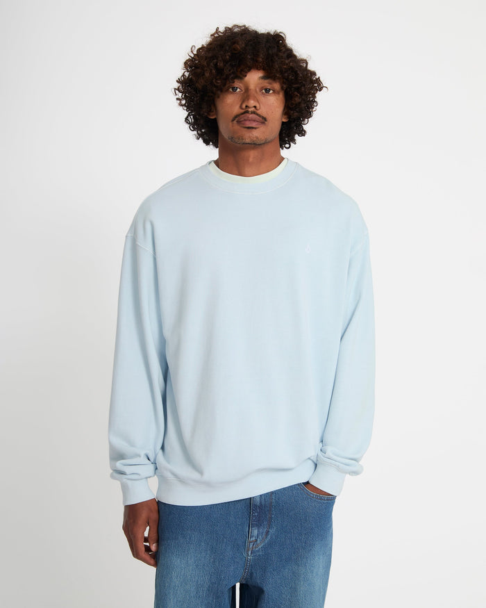 Single Stone Sweatshirt - Light Blue Acid