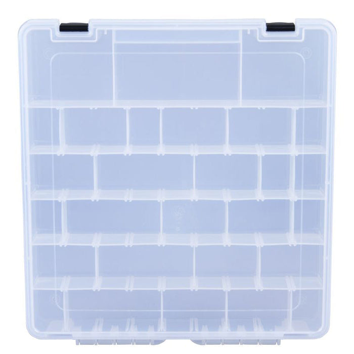 6998TE (T9101) Slim Super Satchel 8 Fixed Compartment Case with Removable Dividers – Top View