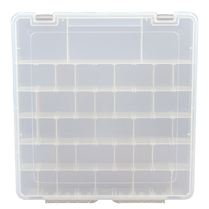 6999TE (T9101AT) Slim Super Satchel 8 Fixed Compartment Case with Removable Anti-Tarnish Dividers – Top View