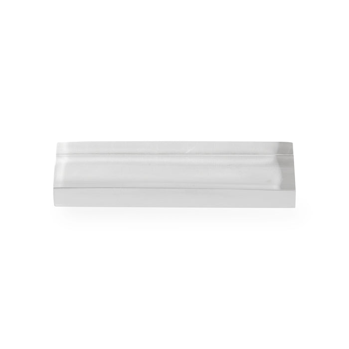 acrylic pill stand small clear - front view