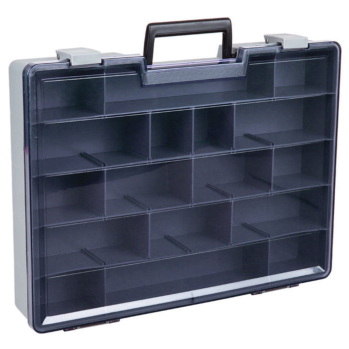 6770PA (724-2) Small Industrial Satchel Compartment Case showing angled closed view