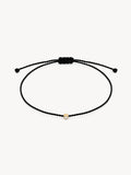 Solitaire Diamond Cord Bracelet